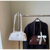 2025 Sweet Girl Lace Bow Shoulder Bag - Women's Stylish Underarm Design