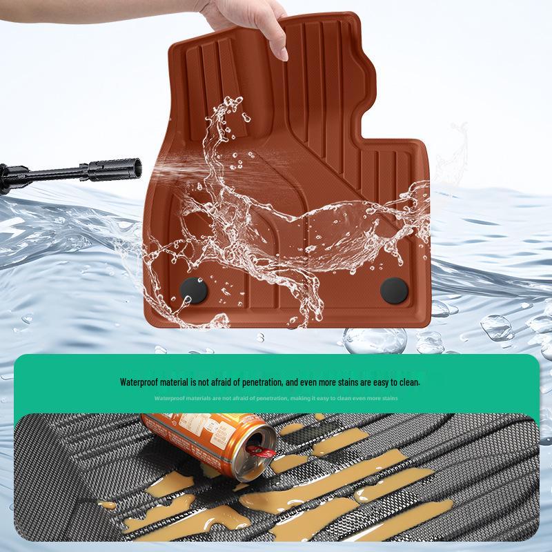 Custom TPE Car Mats for 23-24 L8 Models: Full Set for Interior and Trunk
