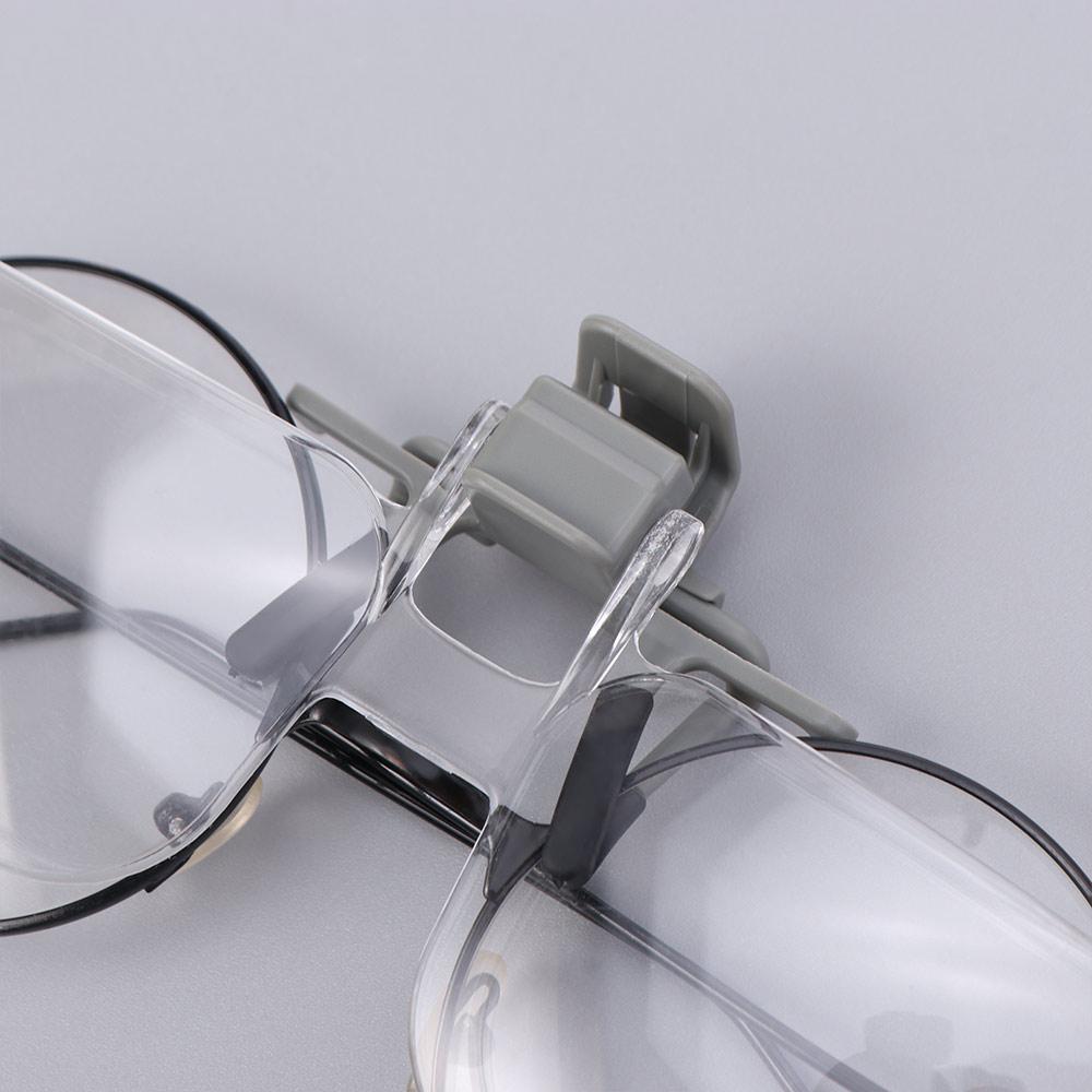 Acryl Optische Lens Hoofdgedragen Vergrootglas 2x Vergroting Klapbare Bril Leesondersteuning