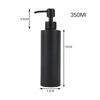 Soap Dispenser Stainless Steel Hand Pump Bottle For Bathroom Kitchen Sink 350ML Shower Soap Accessories Dispenser 20.5x5.5x5.5cm