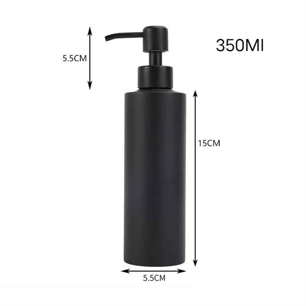 Soap Dispenser Stainless Steel Hand Pump Bottle For Bathroom Kitchen Sink 350ML Shower Soap Accessories Dispenser 20.5x5.5x5.5cm