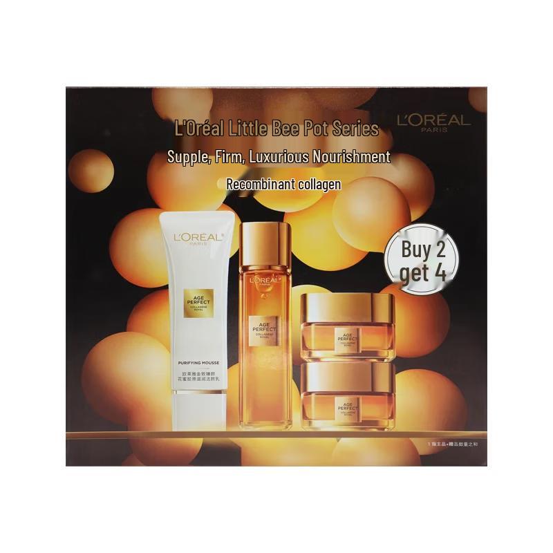 L'Oreal Gold Age Perfect Honey Collagen 4-Piece Skincare Set