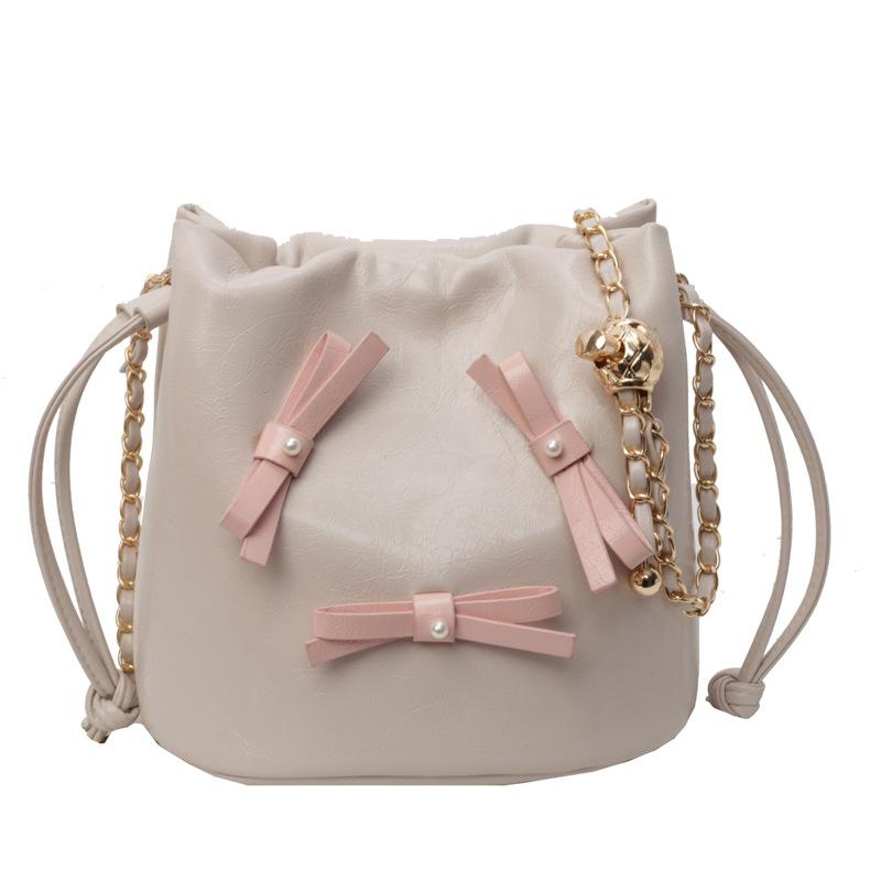

Высококлассная нишевая дизайнерская сумка-ведро кроссбоди с бантом женская 2025 новая весенне-летняя модная универсальная сумка на плечо модная