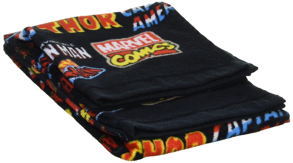 Marushin Marvel Face WT 34x36cm FT Hero Product 2505022900 Towel, / 34x80cm, Name, 100% Cotton, Number