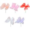 NEW Silk Artificial Butterfly Flowers Artificial Flowers 30cm Large Butterfly Giant Colorful Butterfly Branch Wall