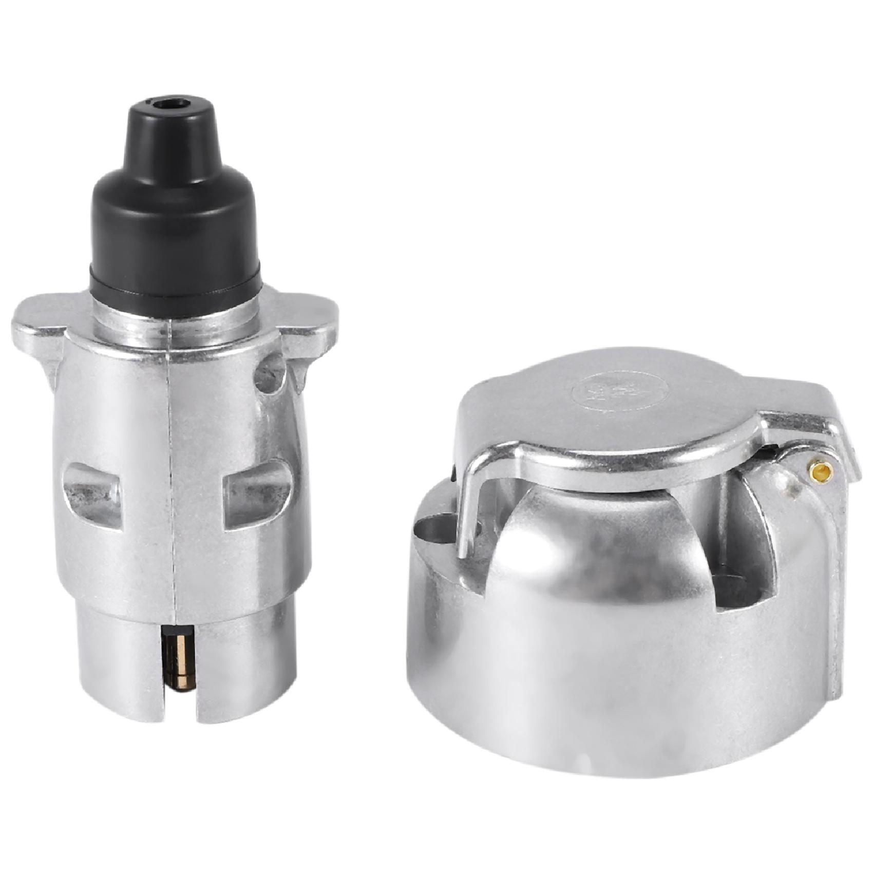 Аксессуары для прицепа — 7-контактная вилка для прицепа, розетки для автодомов, 12 В, буксировочное устройство, 7-контактные металлические разъемы для прицепа