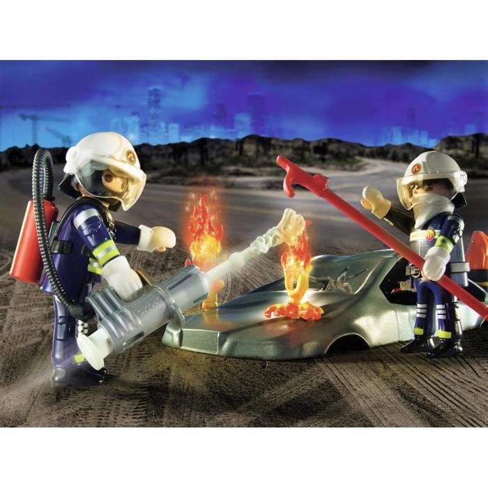 PLAYMOBIL - 70907 - City Action - Starter Pack - Pompiers Et Incendie