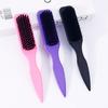 3pcs pointed tail beard&hair brush, bristle comb teeth for edge control, beard styling comb,Special for real hair wigs
