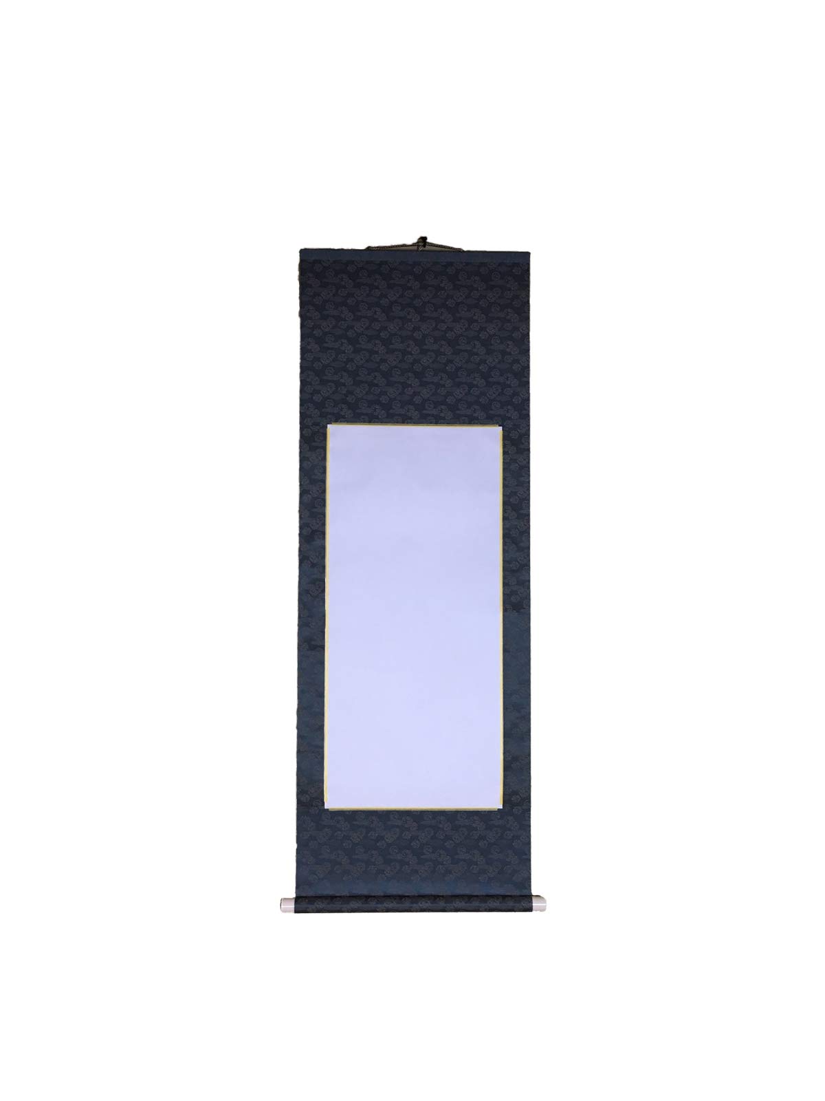 

Make a hanging scroll easily with an Hanging scroll round mounting iron! kit, half-size, (navy blue)