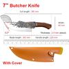 Butcher Knife Hand Forged Blade Kitchen Knives Plastic Handle Boning Knife Cleaver Meat Chopping Vegetables Cooking Chef Knives