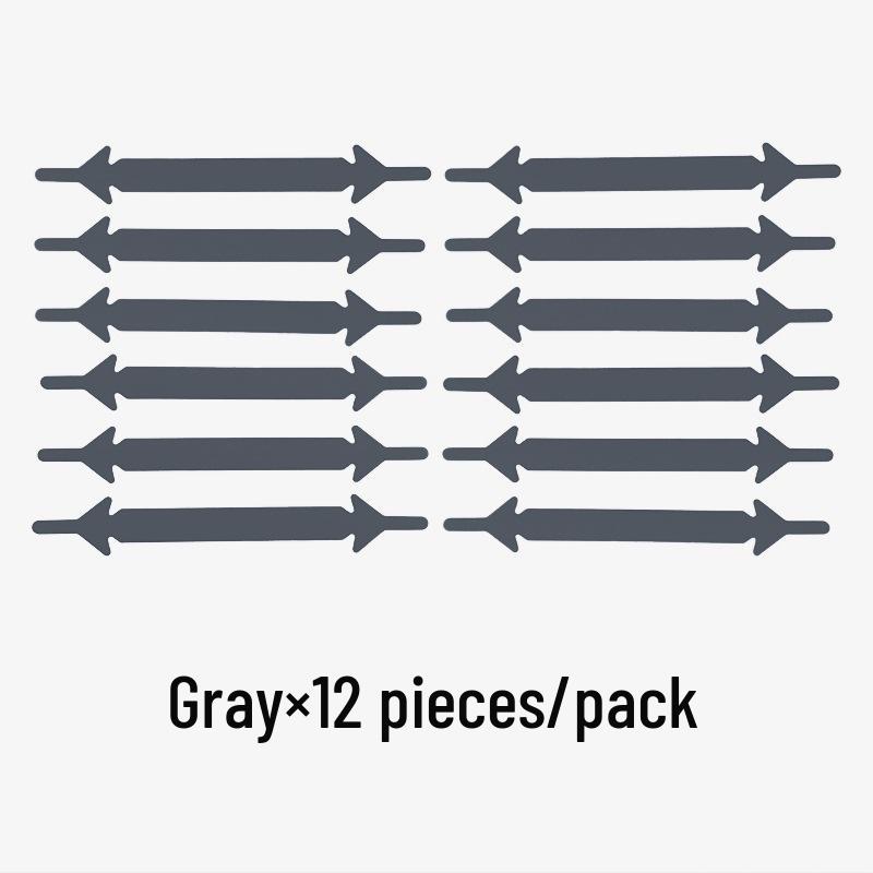 Silicone No-Tie Elastic Shoelaces for Casual Sneakers & Canvas Shoes