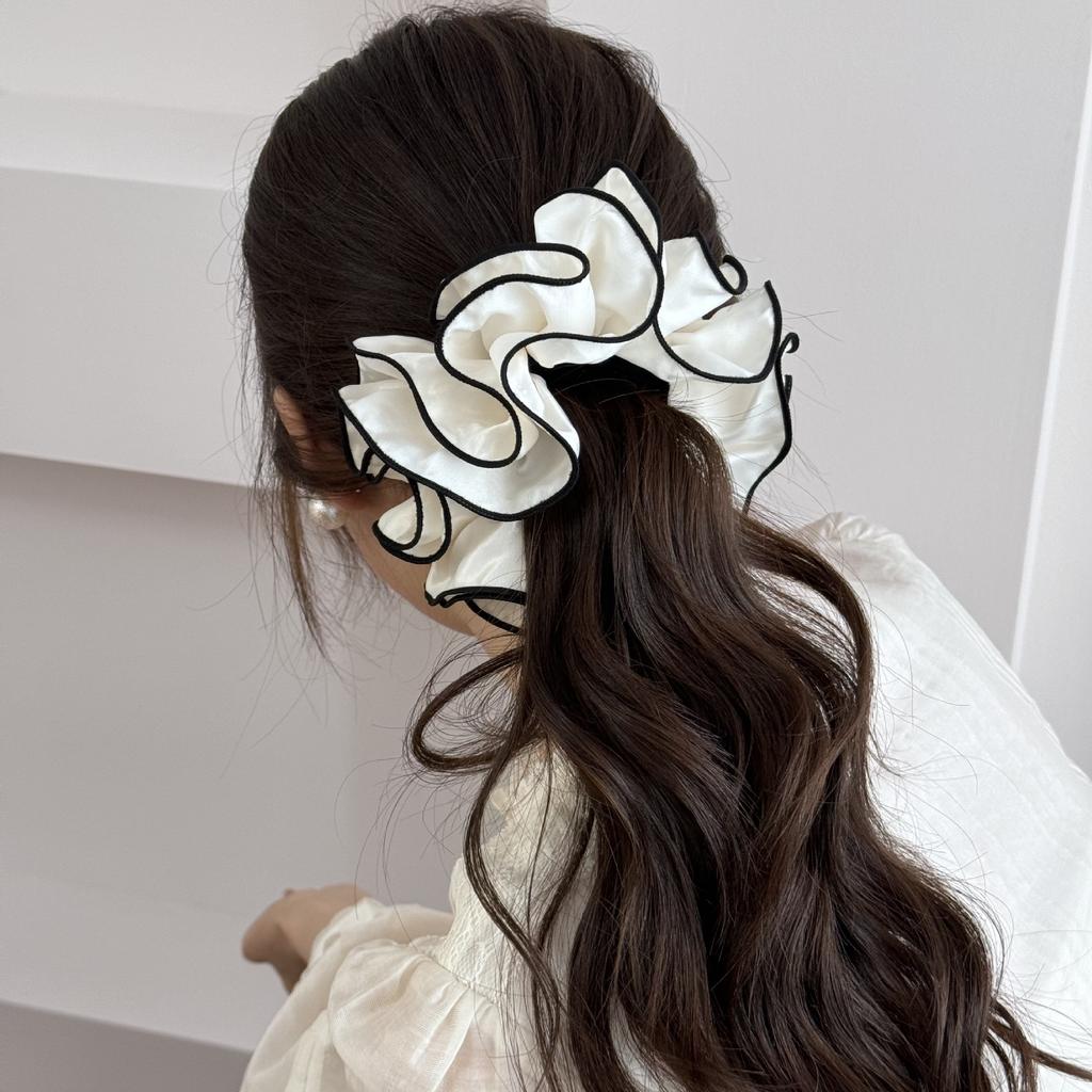Large Big Set Korean Hair Accessories for Women Girl Bands Elastic Rubber Scrunchies Vintage Popular Catches Leading Fashion New