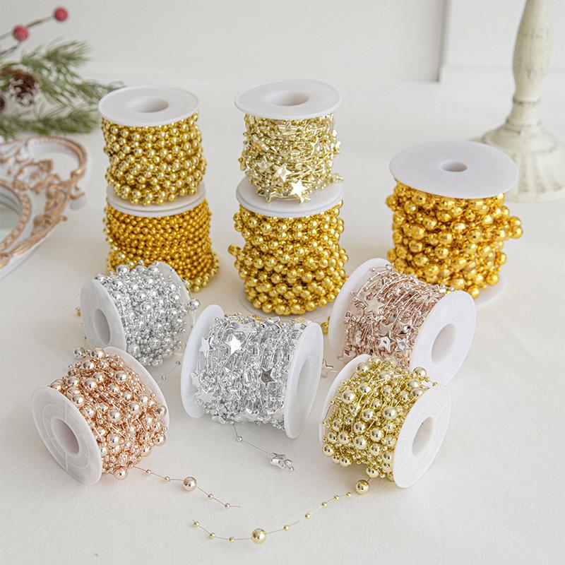 5m/roll Colorful Bulbs String Garland Christmas Home Decorations Xmas Tree Ornaments Navidad New Year Gift Diy Dollhouse Not Led