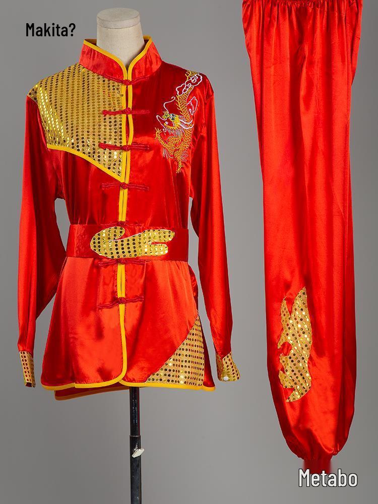 Men's Tai Chi Embroidered Practice and Competition Suit