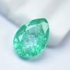 CERTIFIED Zambian 5 Ct Pear Shape NATURAL Green Emerald Loose Gemstone