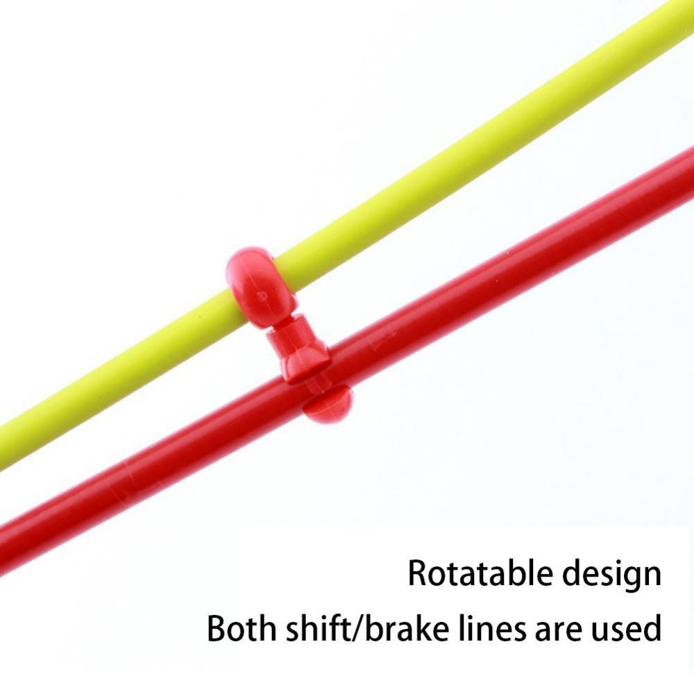 Road Bicycle Parts MTB Bicycle Bike Cross Line Clip Cable Buckle Ring Clasp S Style Clips Buckle