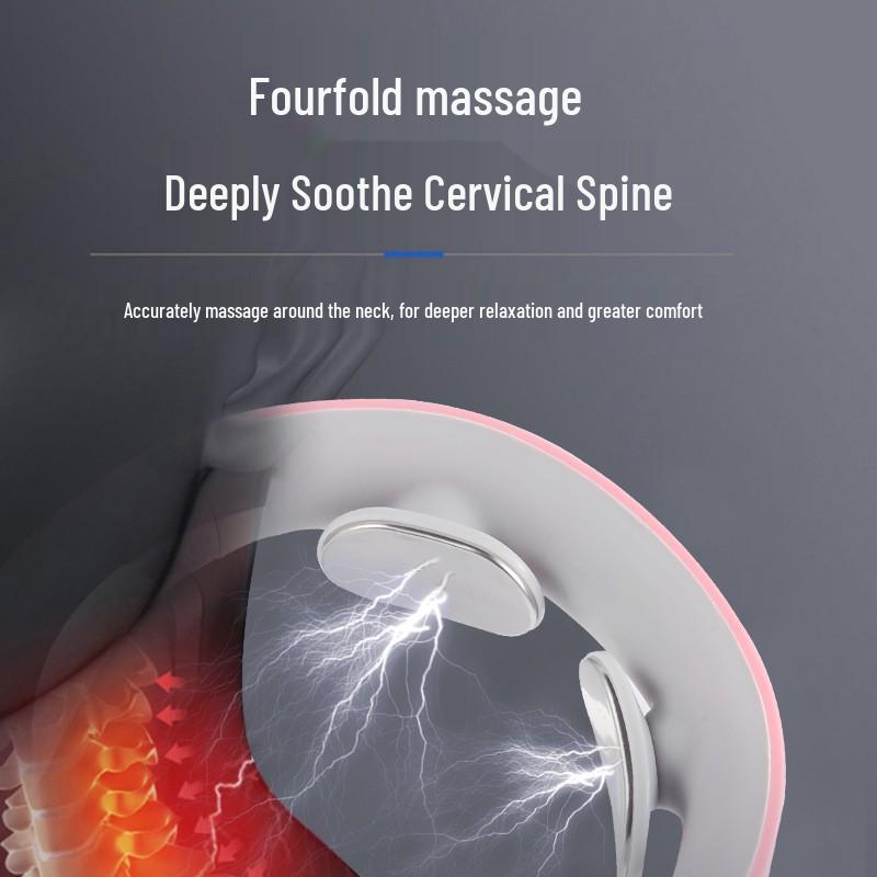 Multi-functional Electric Neck and Shoulder Massager for Home Physiotherapy and Company Gifts