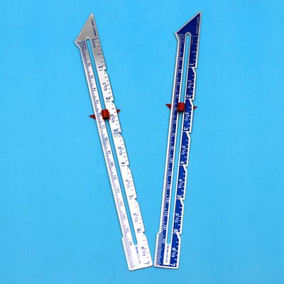 DIY Handmade Patchwork Ruler, Tool, Positioning Measure, Button Margin, Parallel Line, Aluminum Ruler Sewing Allowance, Pointed Edge Ruler