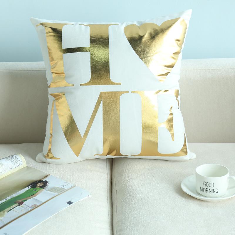 Hot Stamping Pillowcase Home European Classical Print Sofa Cushion Cover Cushion Cover