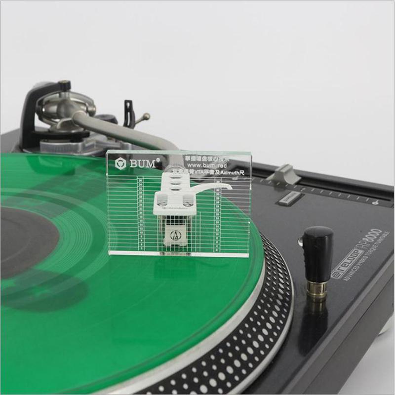Lp Vinyl Record Player Measuring Phono Tonearm Vta/Cartridge Azimuth Ruler Tool