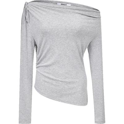 Women's Solid Drape Neck Long Sleeve T-Shirt