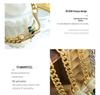 Colorfast High Street Hip Hop Style Zircon Snake Head Necklace