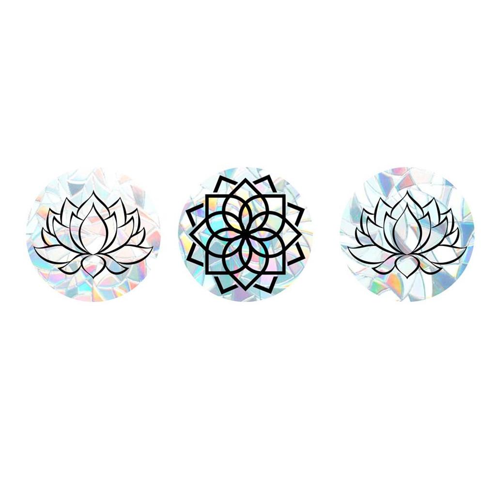 Window Clings Ornaments Set Exquisite Indoor Decorations PVC Glass Sticker Room Adornment Decal Prop Reflective Decals