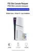 PS5 Slim Digital Edition Console Colorful Decorative Light Ring