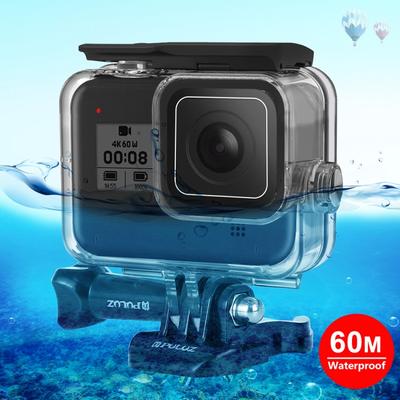 PULUZ Carcasă de Scufundare la Adâncime 60m Subacvatică Rezistentă la Apă pentru Cameră pentru GoPro HERO8 Black