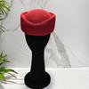 Solid Color Mesh Beret Hat Hollow Casual Stewardess Cap Fashion Knitted Beanie  Women