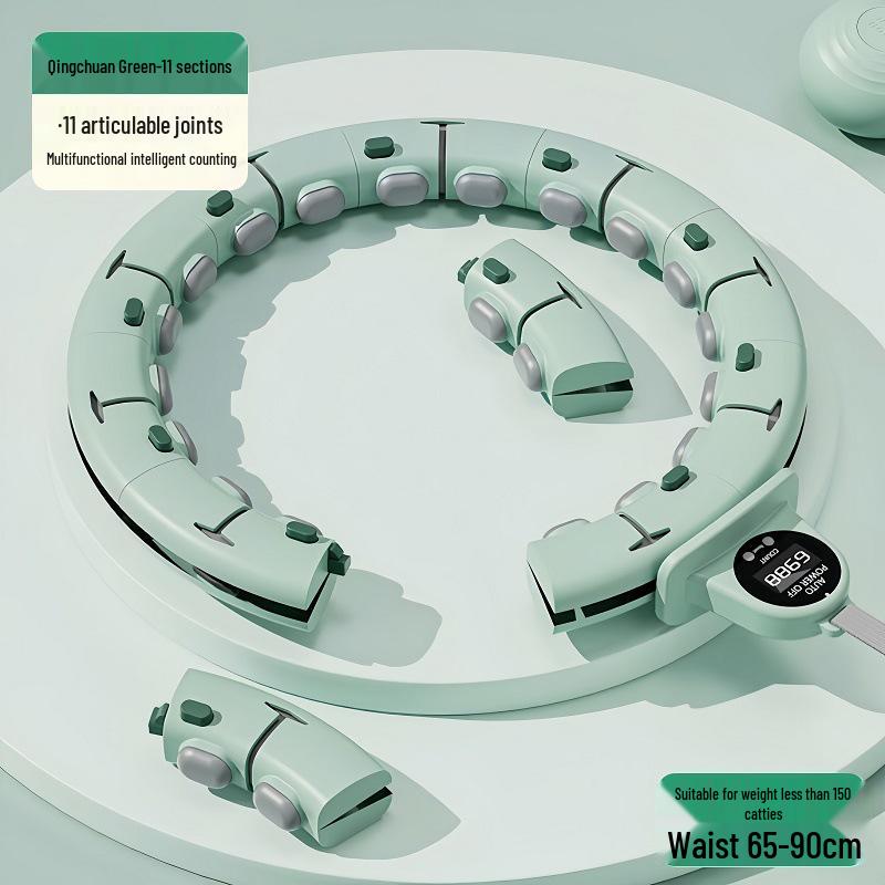Inteligentne liczenie Hula Hoop: Damski Cichy, Odpinany, Nieopadający Design do Redukcji Tkanki Tłuszczowej na Brzuchu