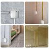 Modern Square Design Steel Cover Plate for 4 Square Inch Boxes Blank Metal Panel Suitable for Home & Office Decoration