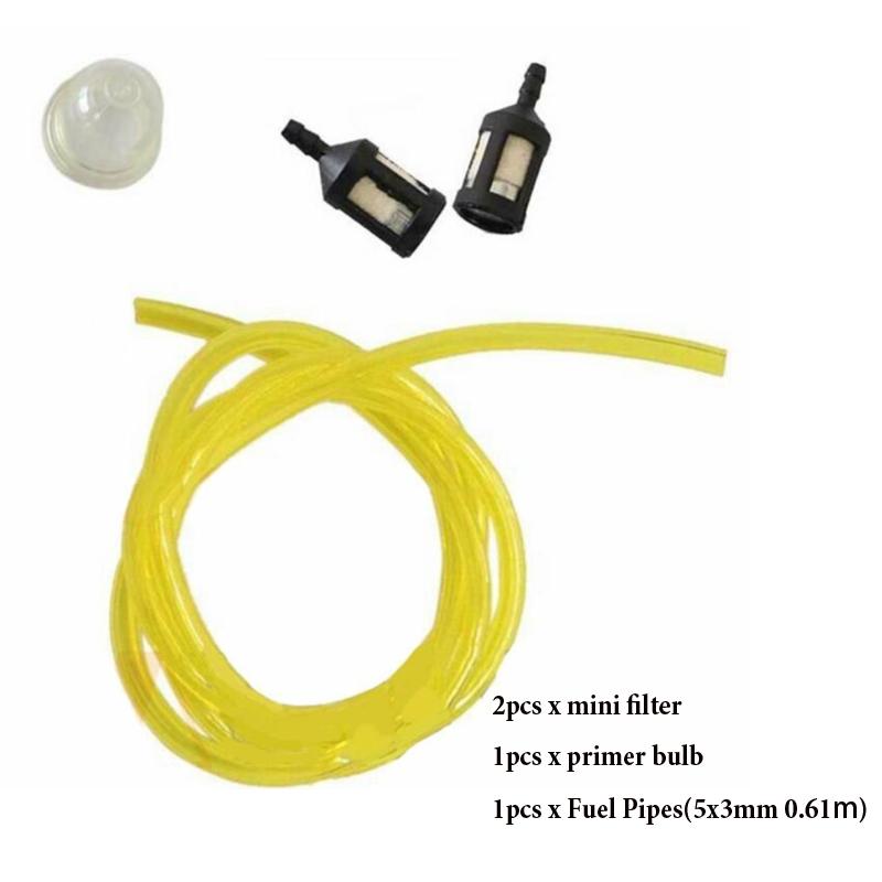 

1/3M 3Size 2x3.5/2.5x5/3x5/3x6mm бензиновый топливный газовый шланг бензопровод масляный газостойкий для триммера бензопилы пилы воздуходувки