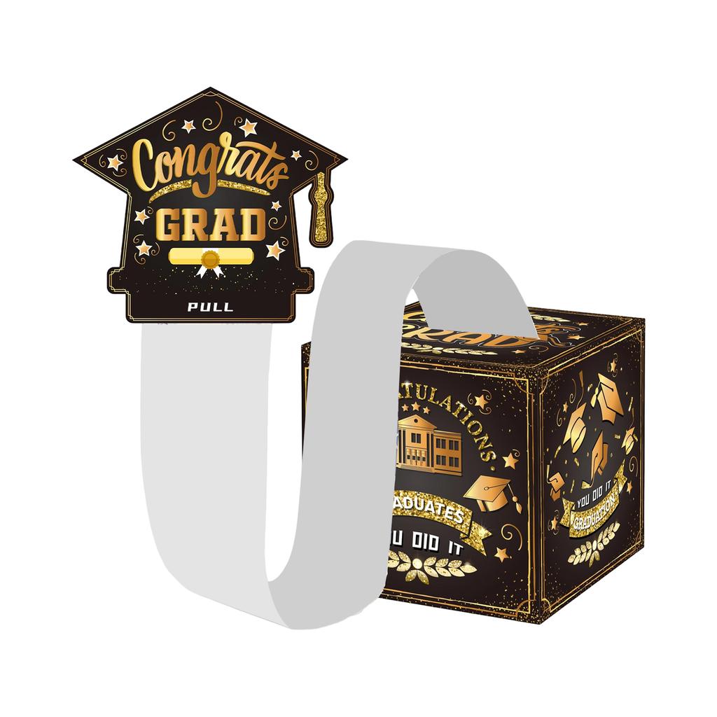 Graduation Theme, Money Gift Box, Party Game, Draw Money, Surprise Box Decoration, Paper Lottery Box