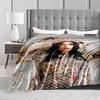 Floral Pattern Art Blanket for all seasons blanket lunch break throw gift