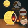 2026 Ramadan Countdown Calendar Rotating Stand Middle Eastern Design Islamic Holiday Reminder Home Office Decor