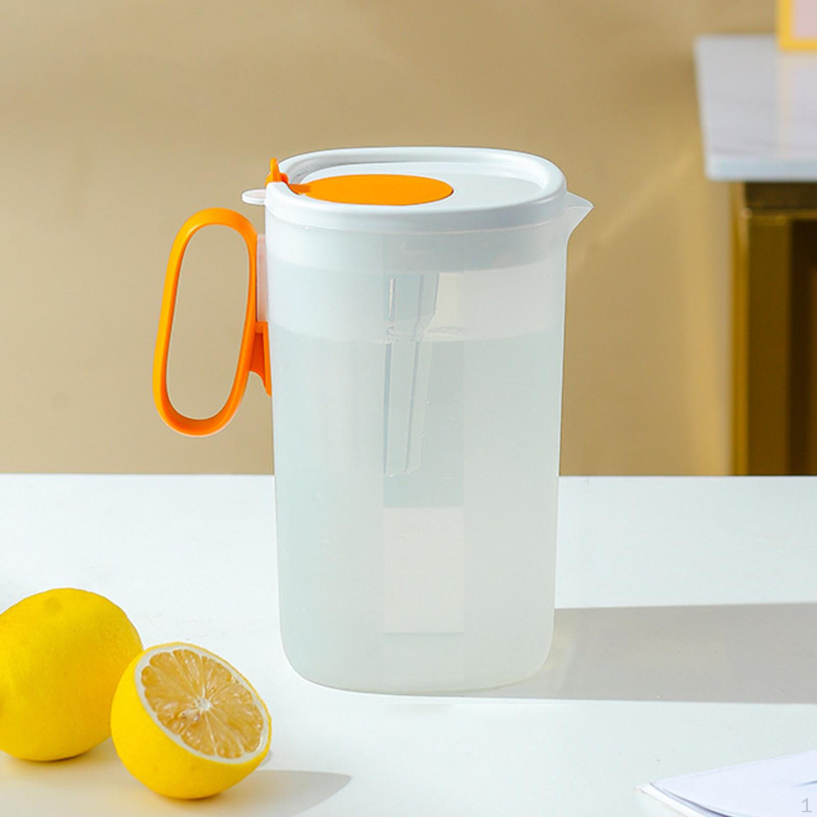 

Холодильник, вода с крышкой, лимонад, чай со льдом, молоко, коктейли, кувшин для сока, чайный фильтр, жёлтый