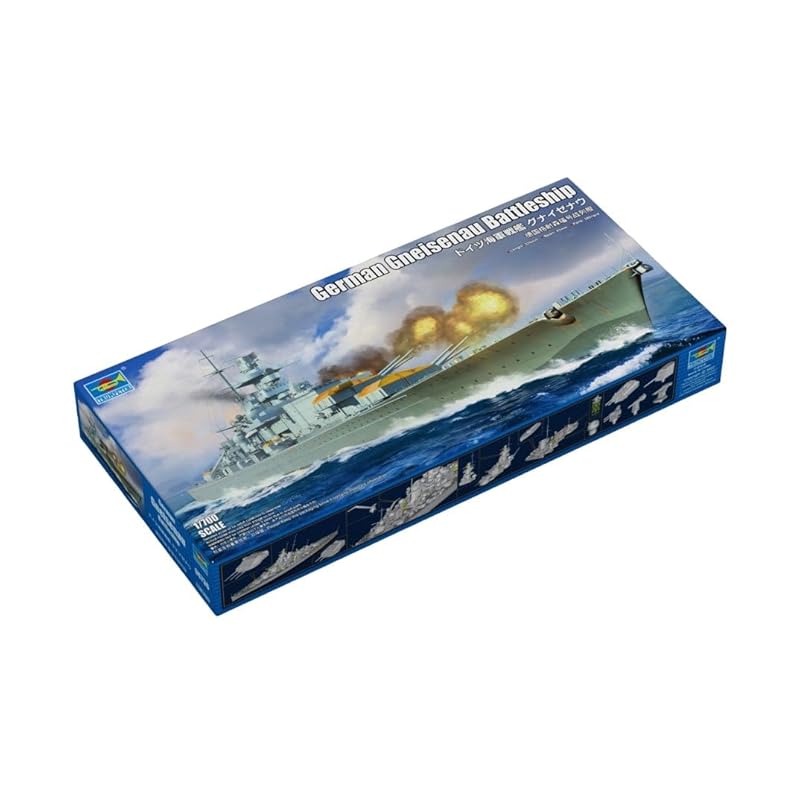 

trumpeter 1/700 german navy battleship Gneisenau plastic model 06736 Molding color