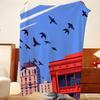 Artist P-Paul S-Sirand Throw Flannel Throw Blanket, Lightweight Cozy, Durable Washable Cute Cool