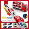 Transforming Toy Truck Car Model with Launching & Storage Features for Kids Aged 3-6