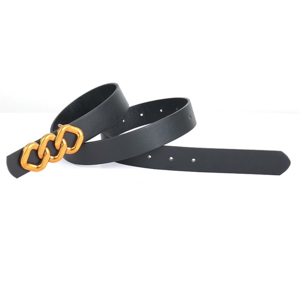 Adjustable Suit Trousers Vintage Belt PU Dress Waistband  Waist Accessory