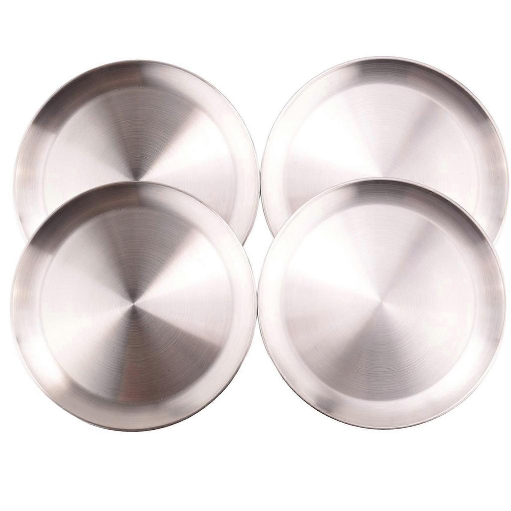 12 Pack 12 Inch Pizza Tray,Stainless Steel Pizza Oven Baking Tray,Round Pizza Baking Sheet,for Baking Roasting Serving
