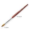Acrylic Nail Brush Red Wood Handle Gel Builder Manicure Brush Nail Art Tools Nail Salon Size 8-24