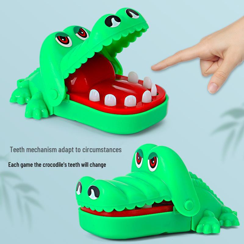 Crocodile Biting Finger Game - Fun Tooth Extraction Toy for Kids & Adults