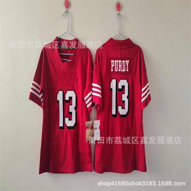 Youth Rugby Jersey Boys NFL San Francisco 49ers Eagles Team Fan Apparel Cotton Sportswear