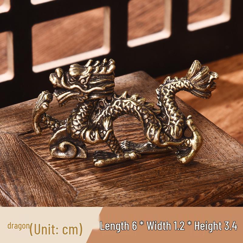 Komplettes Set Messing Chinesische Tierkreisfiguren: Ratte, Ochse, Tiger, Hase, Drache, Schlange, Pferd, Schaf, Affe, Hahn, Hund, Schwein.