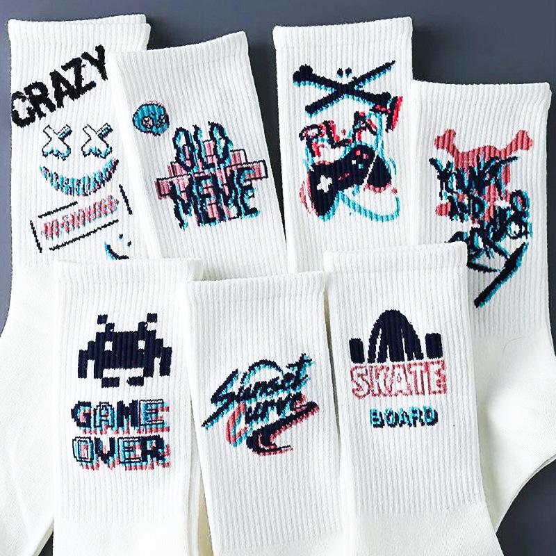 

Мужские баскетбольные носки средней длины на осень/зиму — универсальные, впитывающие пот, дышащие спортивные носки One Size