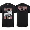 Stunning Tshirt for 2026 Summer Mens Retro Rock Band Leading Mother Ship Led Zeppelin Airship Tour Cotton Loose Short Sleeve
