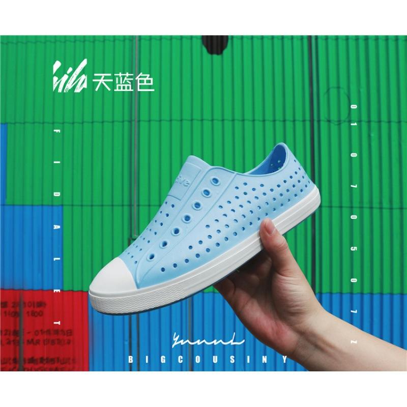 Hole Shoes Men's Bag Head Sandals Wading Beach Hollow Shoes Summer Breathable Non-slip Korean Version