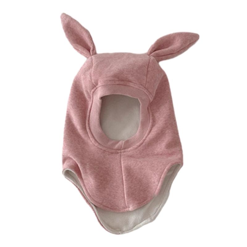 Autumn Winter Baby Hooded Hat Girls Boys Head Protections Beanies Cap Integrated Ear Protections Hat Warm Bonnet Cap